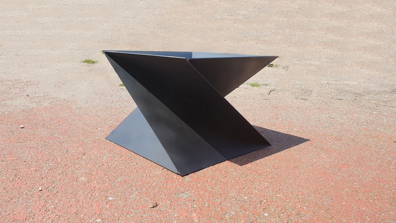 19-Inch Twist Fire Pit V1. DXF files for laser, plasma cutting. Фото 10