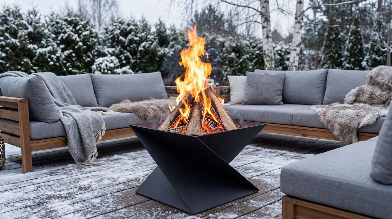 19-Inch Twist Fire Pit V1. DXF files for laser, plasma cutting. Фото 2