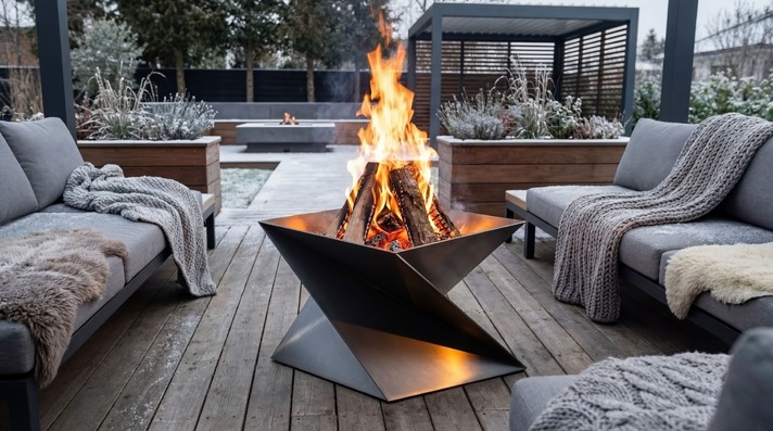 19-Inch Twist Fire Pit V1. DXF files for laser, plasma cutting