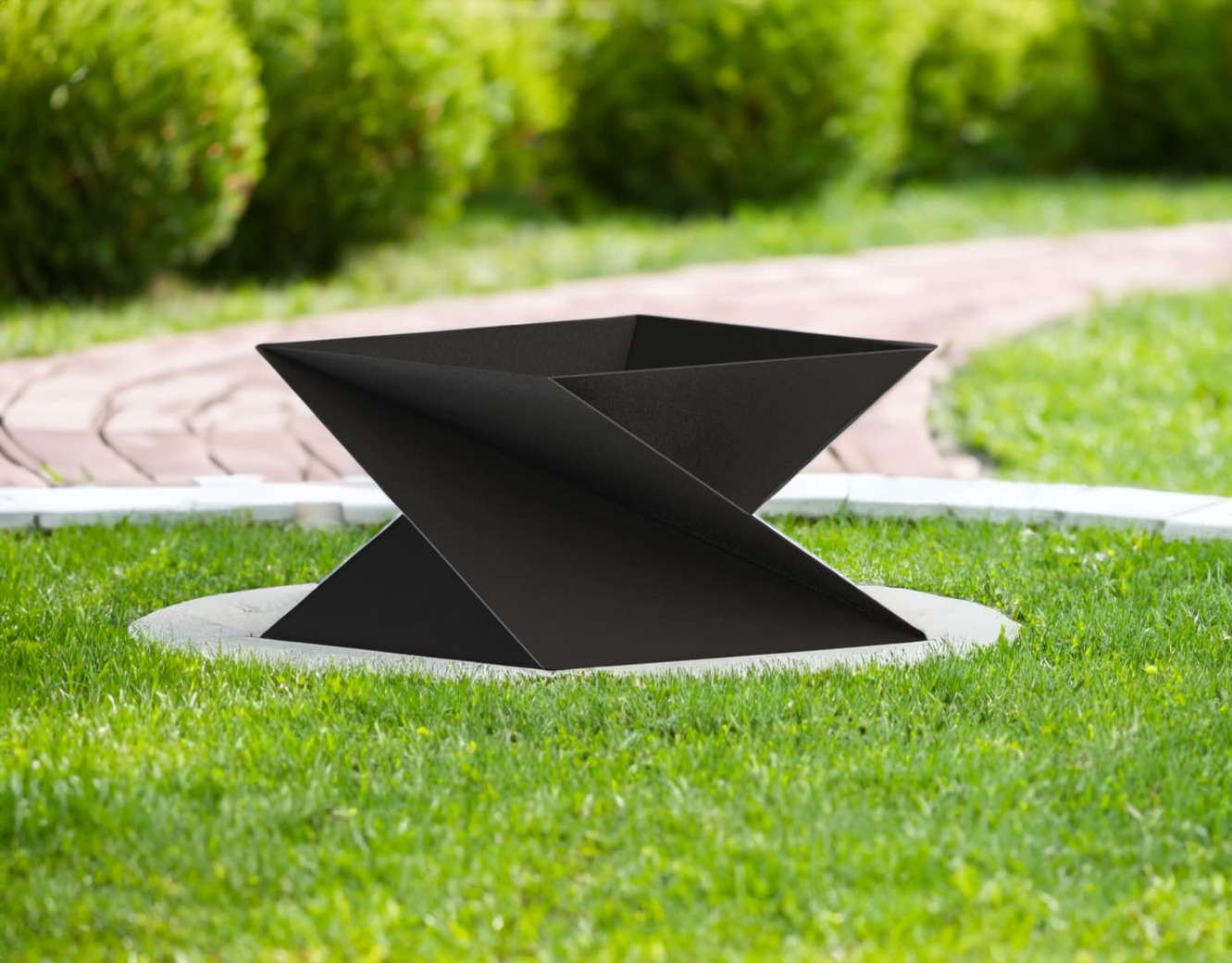 27-Inch Twist Fire Pit V1. DXF files for laser, plasma cutting. Фото 4
