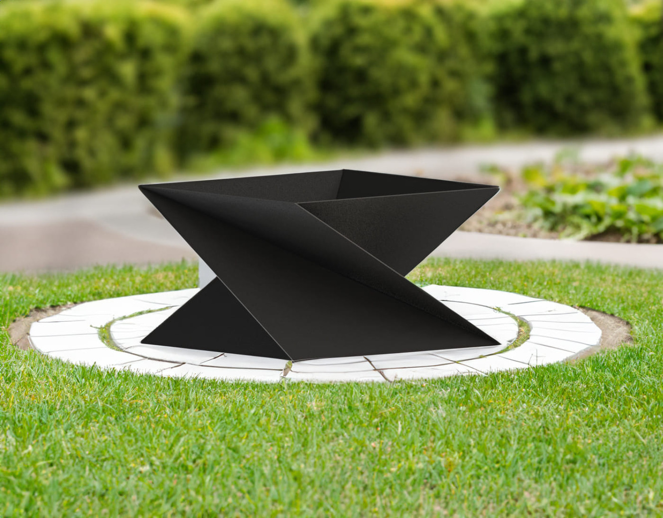 27-Inch Twist Fire Pit V1. DXF files for laser, plasma cutting. Фото 5