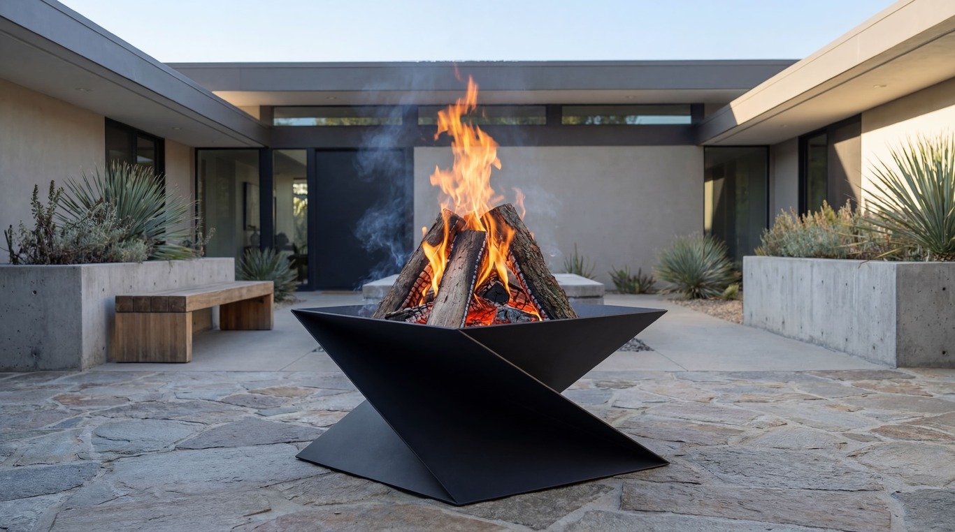 27-Inch Twist Fire Pit V1. DXF files for laser, plasma cutting. Фото 2