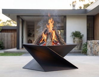 27-Inch Twist Fire Pit V1. DXF files for laser, plasma cutting