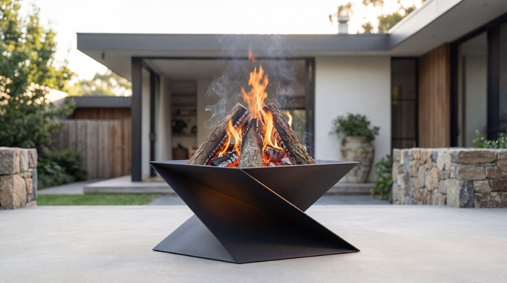 27-Inch Twist Fire Pit V1. DXF files for laser, plasma cutting