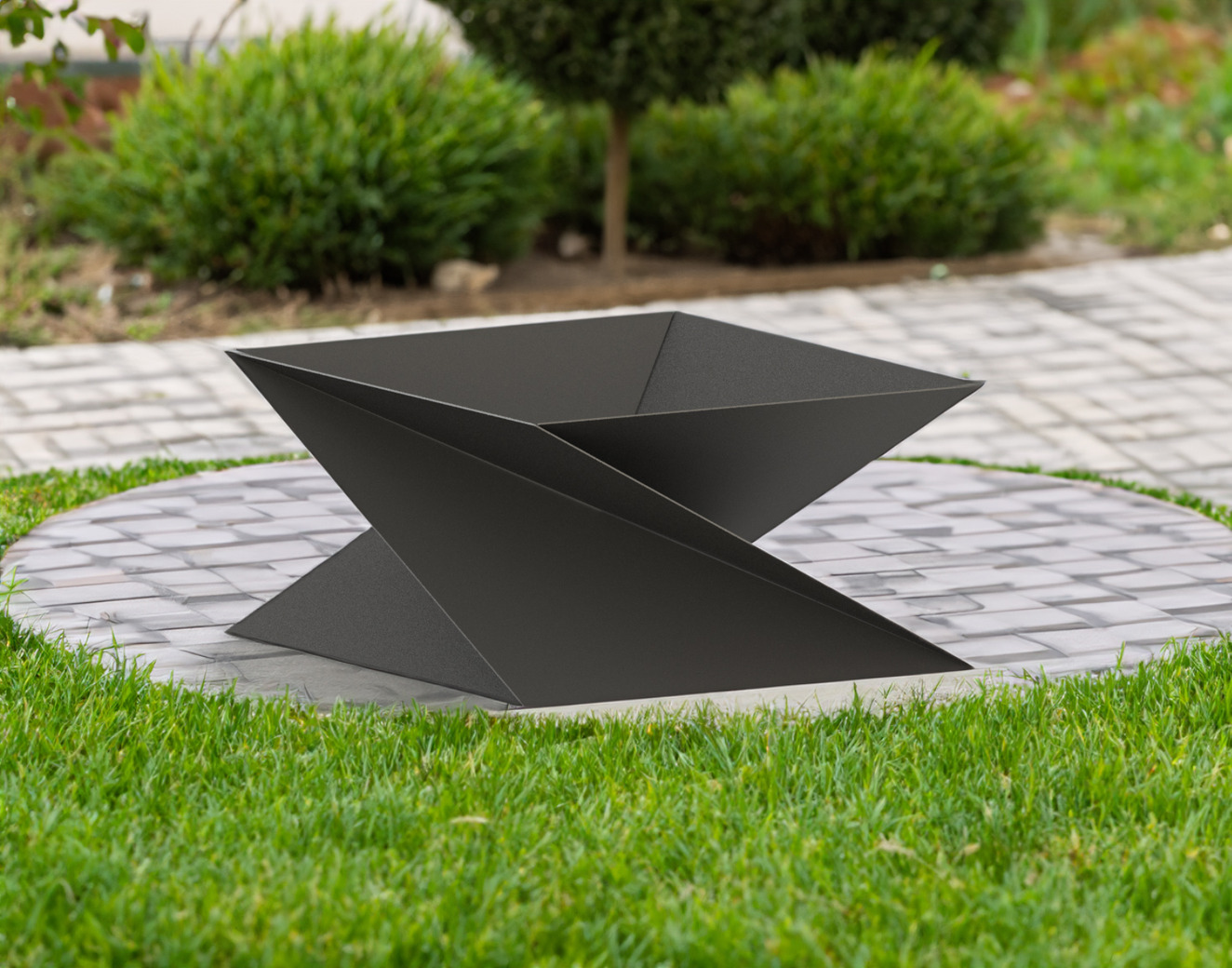 35-Inch Twist Fire Pit V1. DXF files for laser, plasma cutting. Фото 5