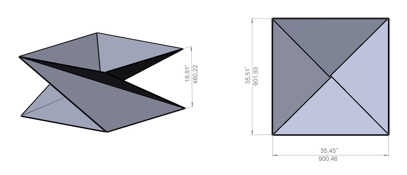 35-Inch Twist Fire Pit V1. DXF files for laser, plasma cutting. Фото 10