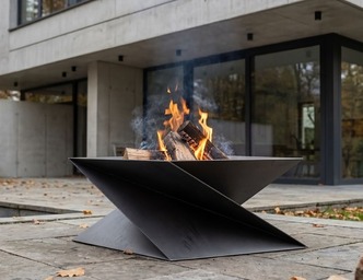 35-Inch Twist Fire Pit V1. DXF files for laser, plasma cutting