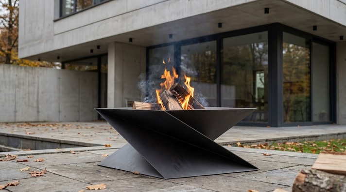 35-Inch Twist Fire Pit V1. DXF files for laser, plasma cutting