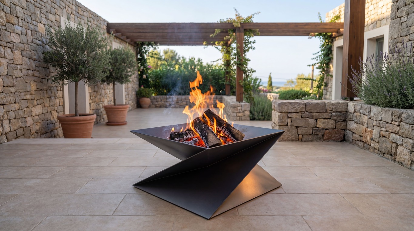 47-Inch Twist Fire Pit V1. DXF files for laser, plasma cutting. Фото 3