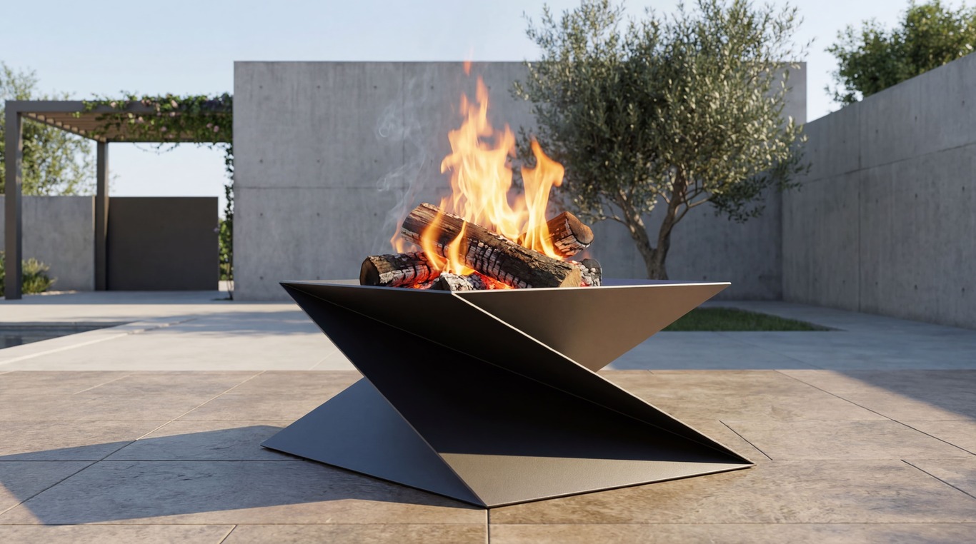47-Inch Twist Fire Pit V1. DXF files for laser, plasma cutting. Фото 2
