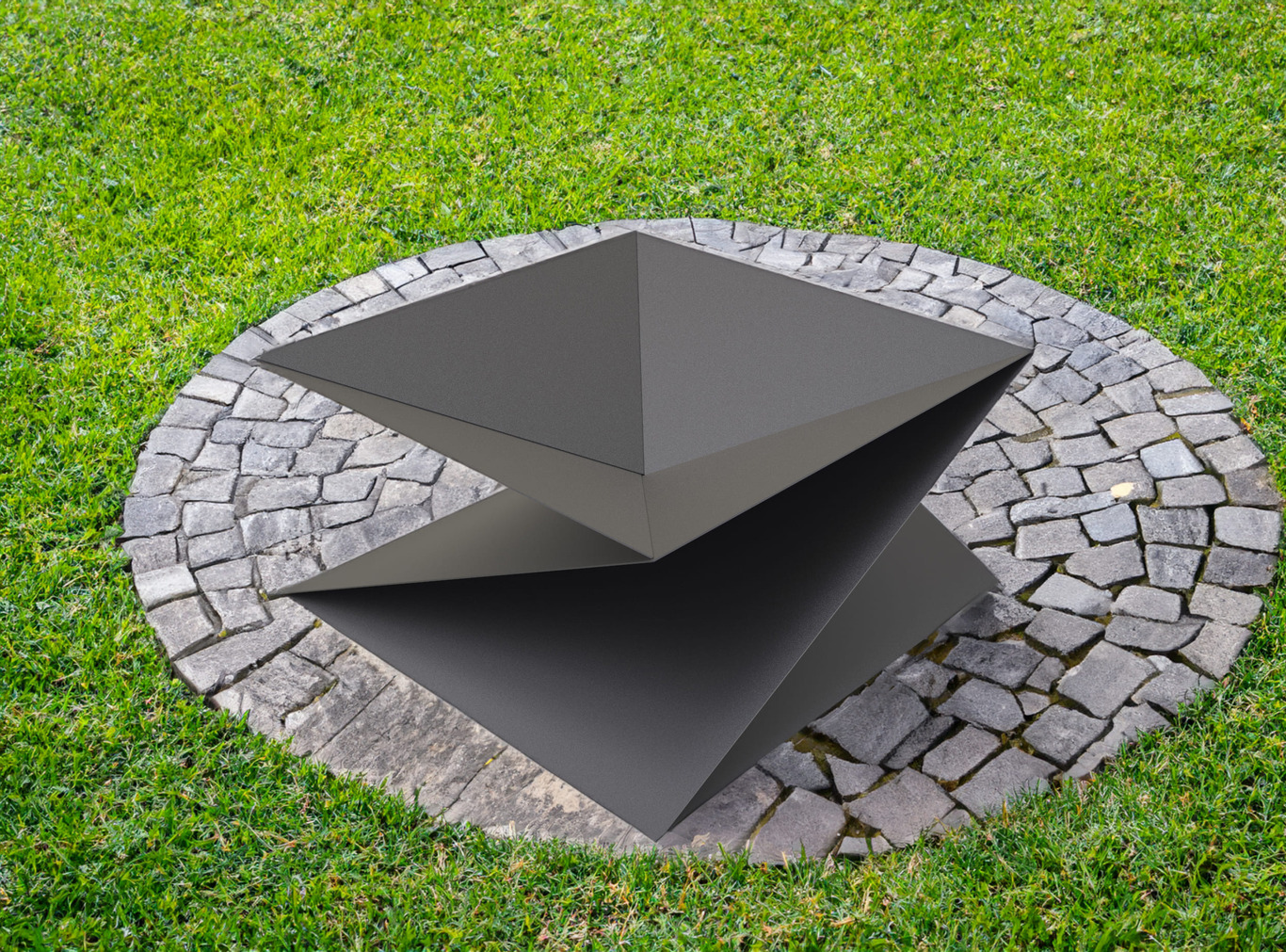 47-Inch Twist Fire Pit V1. DXF files for laser, plasma cutting. Фото 4