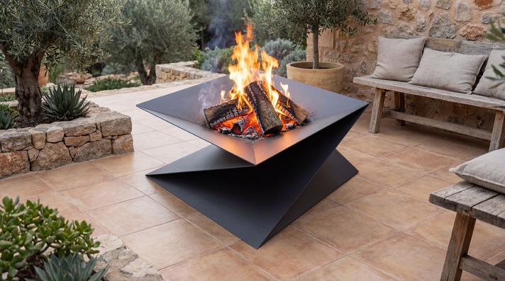 47-Inch Twist Fire Pit V1. DXF files for laser, plasma cutting