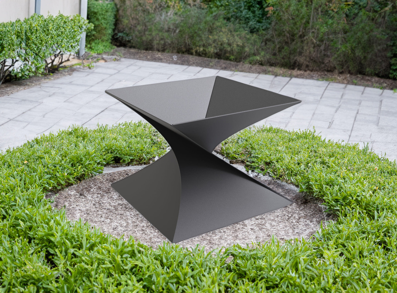 19-Inch Twist Fire Pit V2. DXF files for laser, plasma cutting. Фото 3