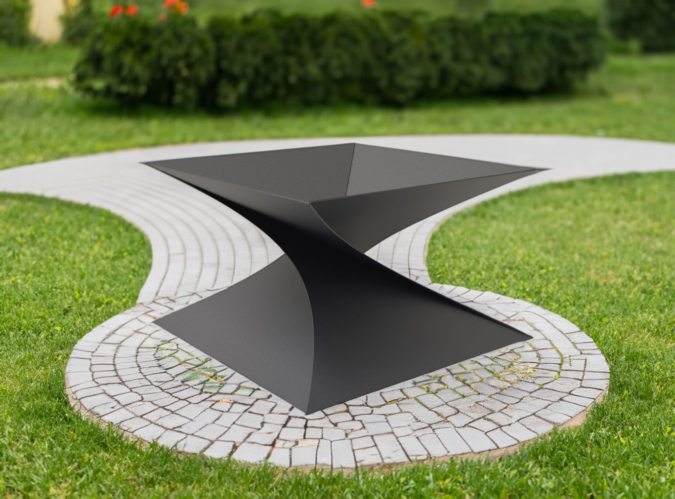 27-Inch Twist Fire Pit V2. DXF files for laser, plasma cutting. Фото 4