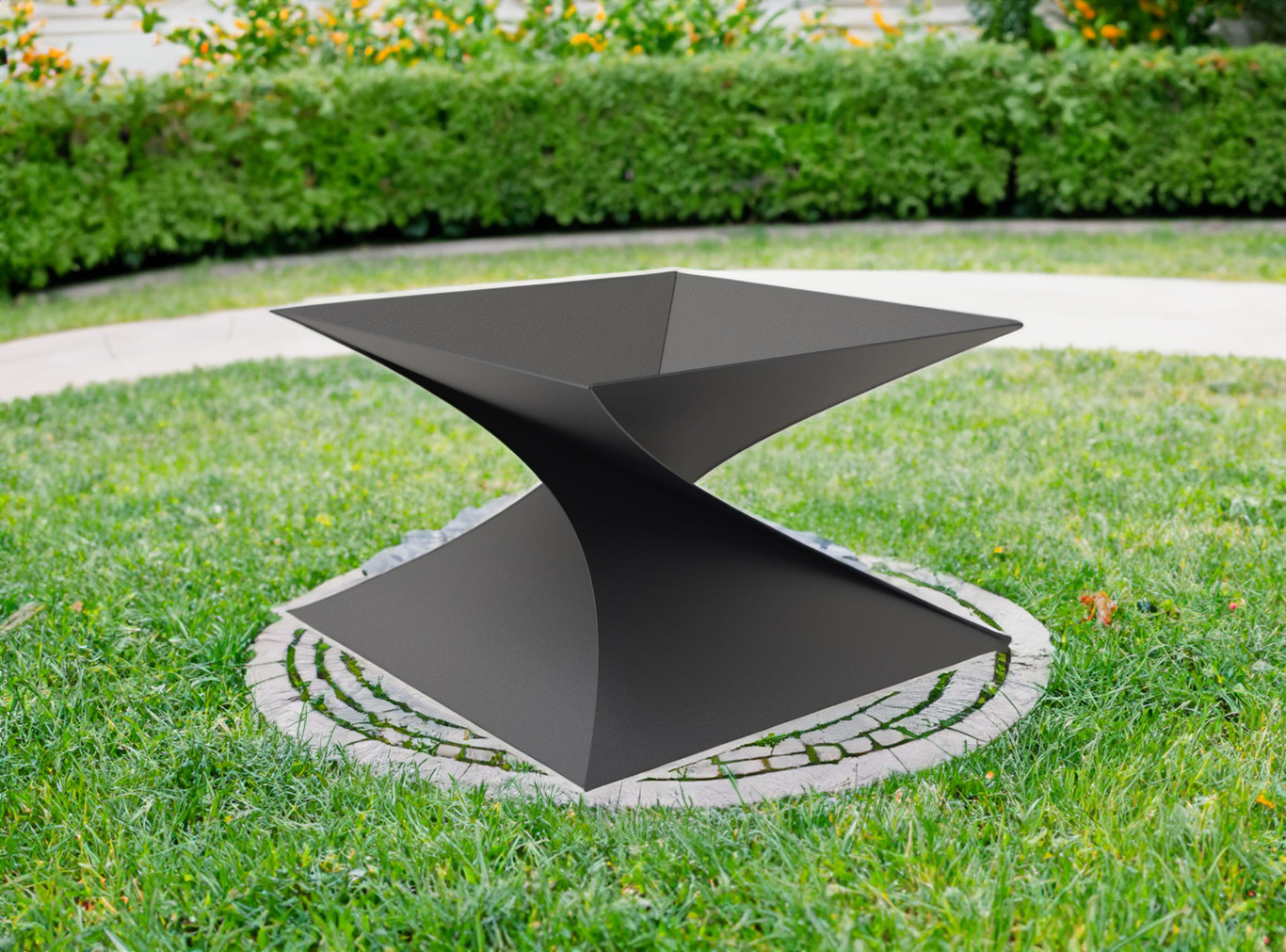27-Inch Twist Fire Pit V2. DXF files for laser, plasma cutting. Фото 5