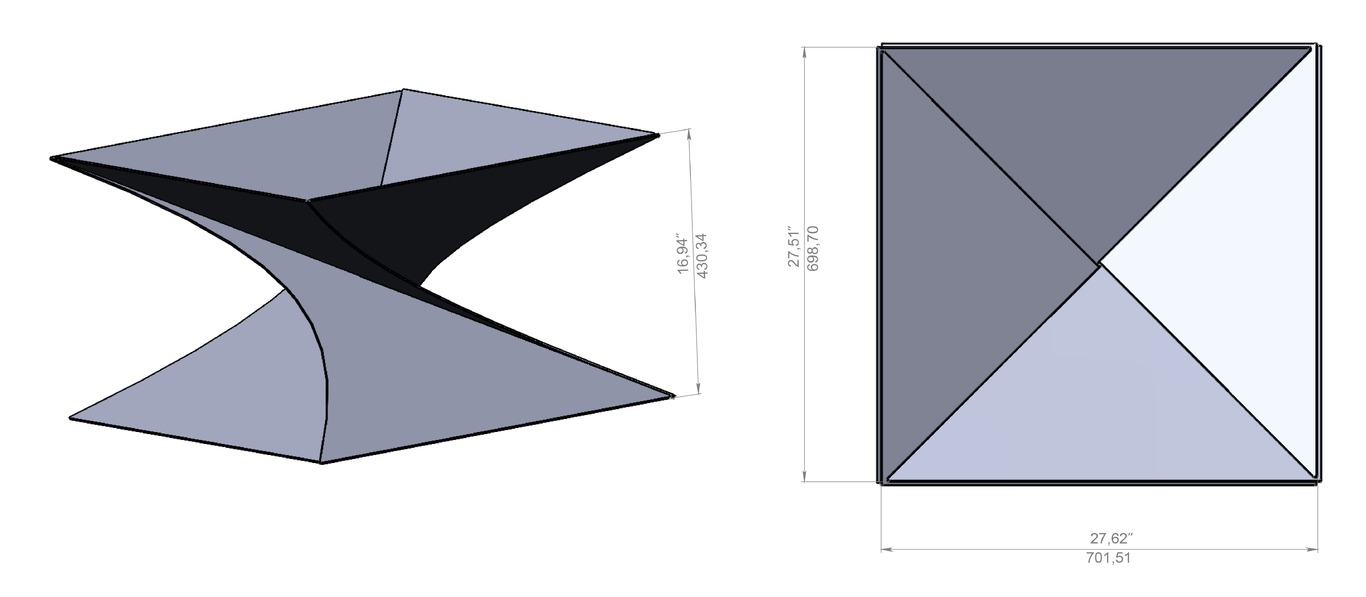 27-Inch Twist Fire Pit V2. DXF files for laser, plasma cutting. Фото 15