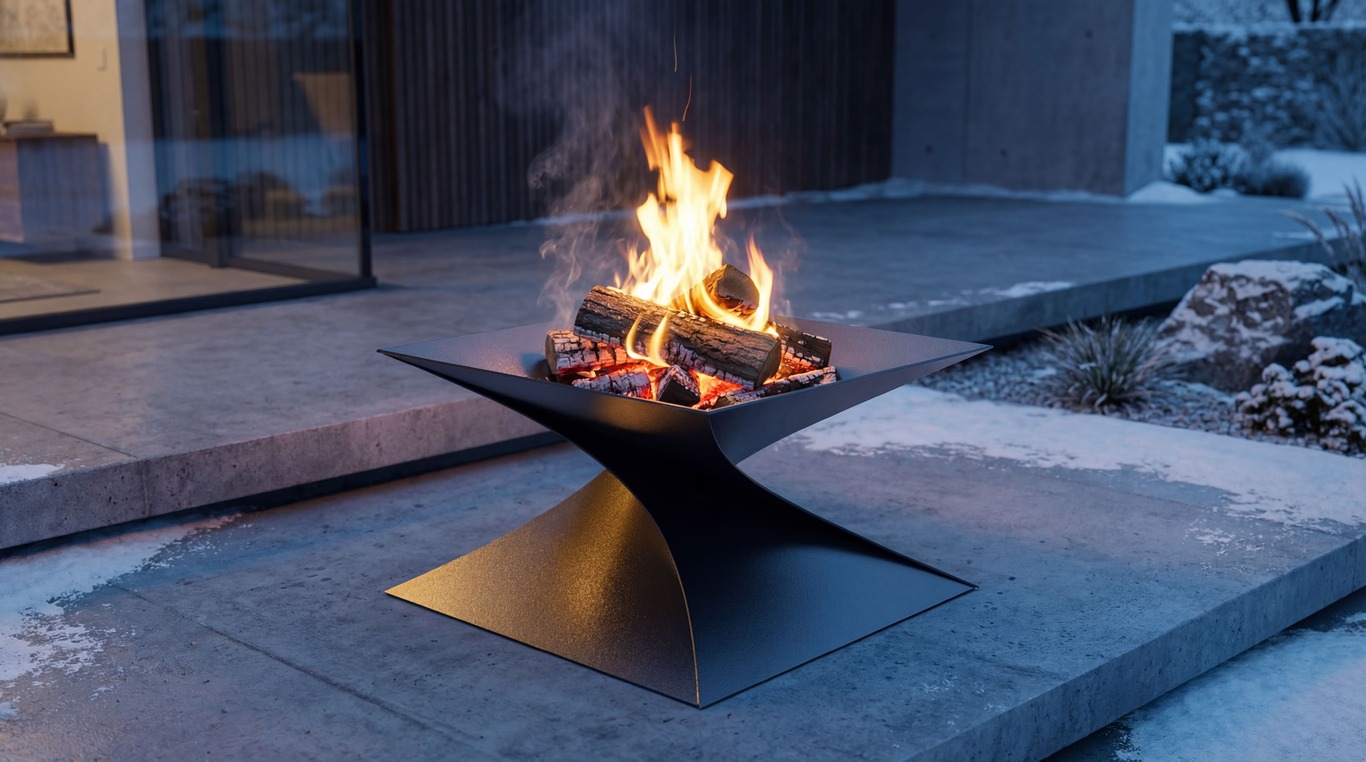 27-Inch Twist Fire Pit V2. DXF files for laser, plasma cutting. Фото 2