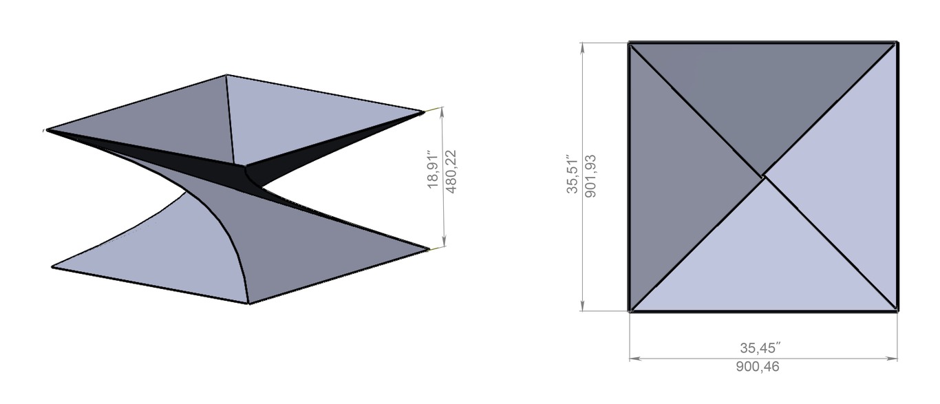 35-Inch Twist Fire Pit V2. DXF files for laser, plasma cutting. Фото 12