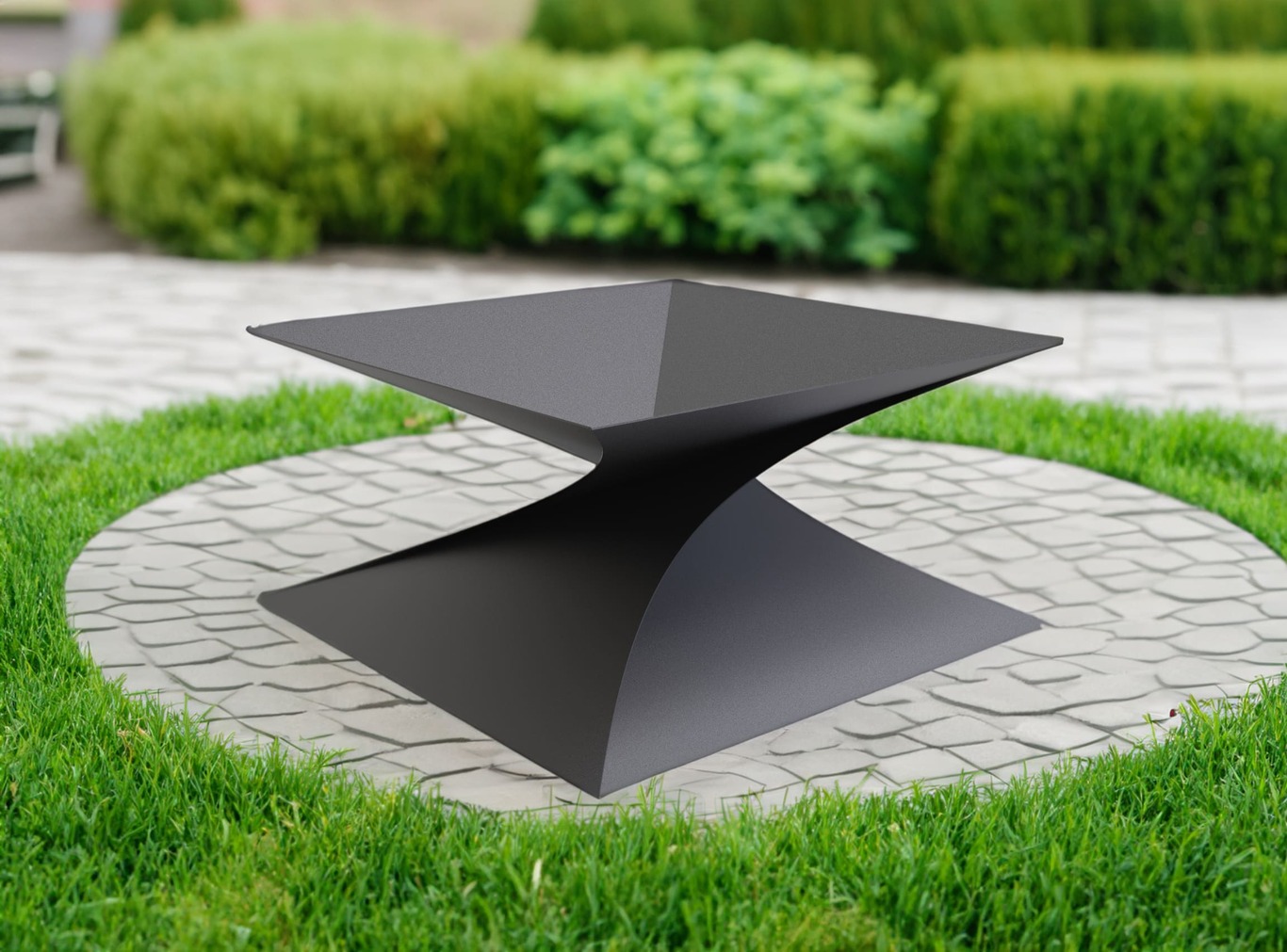 47-Inch Twist Fire Pit V2. DXF files for laser, plasma cutting. Фото 3