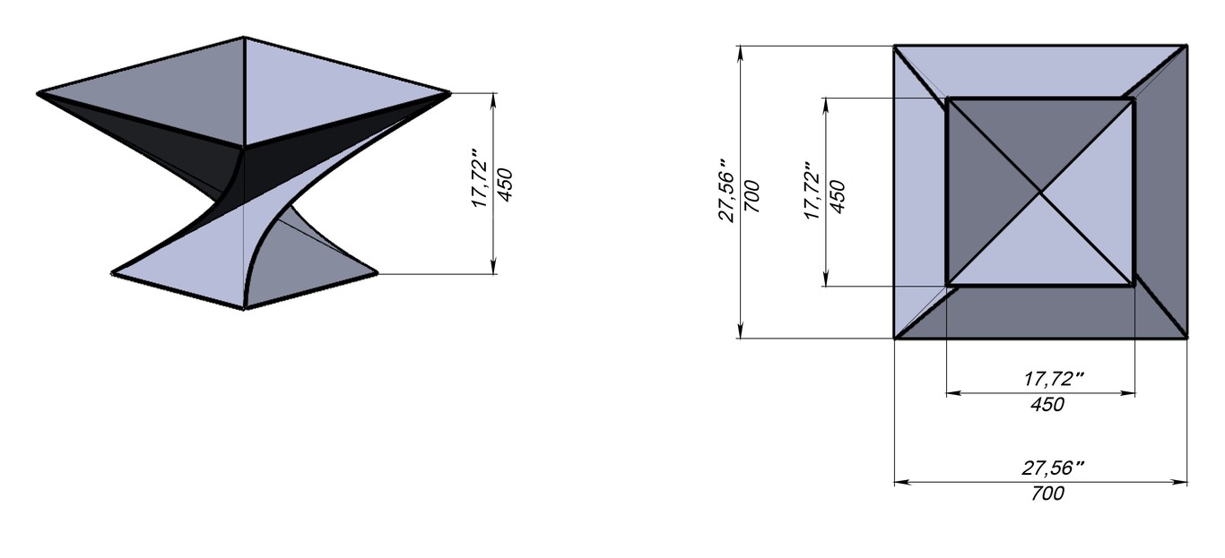 27-Inch Twist Fire Pit V3. DXF files for laser, plasma cutting. Фото 12