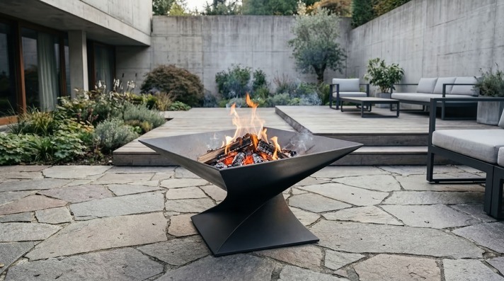 27-Inch Twist Fire Pit V3. DXF files for laser, plasma cutting
