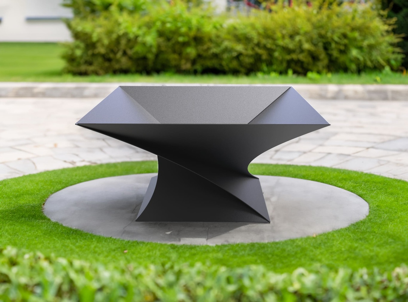 35-Inch Twist Fire Pit V3. DXF files for laser, plasma cutting. Фото 3