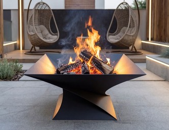 35-Inch Twist Fire Pit V3. DXF files for laser, plasma cutting