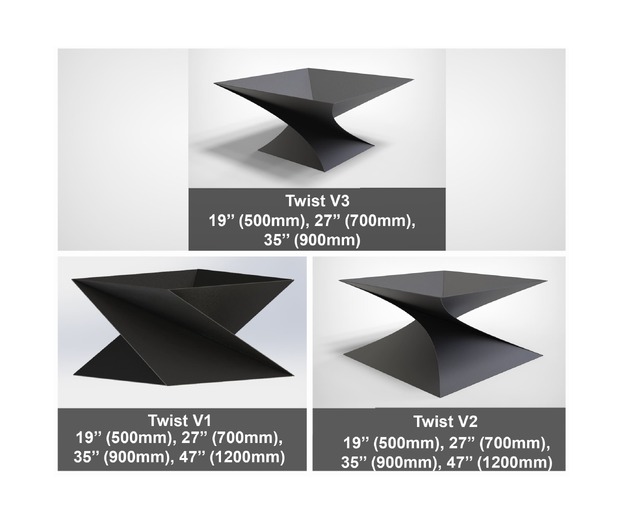 11-Piece Twist Fire Pit Bundle. DXF files for laser, plasma cutting