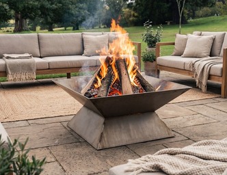 Square Fire Pit V2. DXF, SVG files for laser, plasma cutting