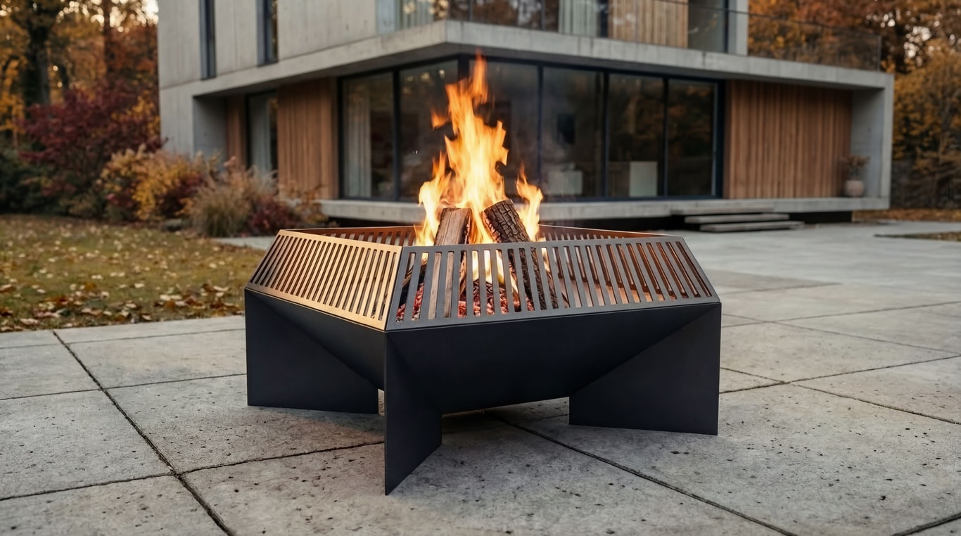 Square Fire Pit V3. DXF, SVG files for laser, plasma cutting. Фото 2