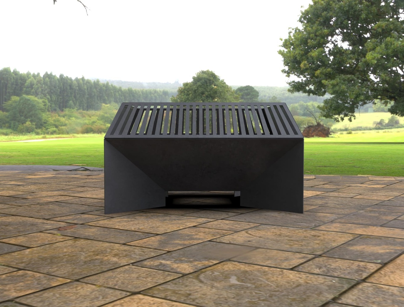 Square Fire Pit V3. DXF, SVG files for laser, plasma cutting. Фото 7