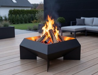 New Square Fire Pit. DXF, SVG files for laser, plasma cutting