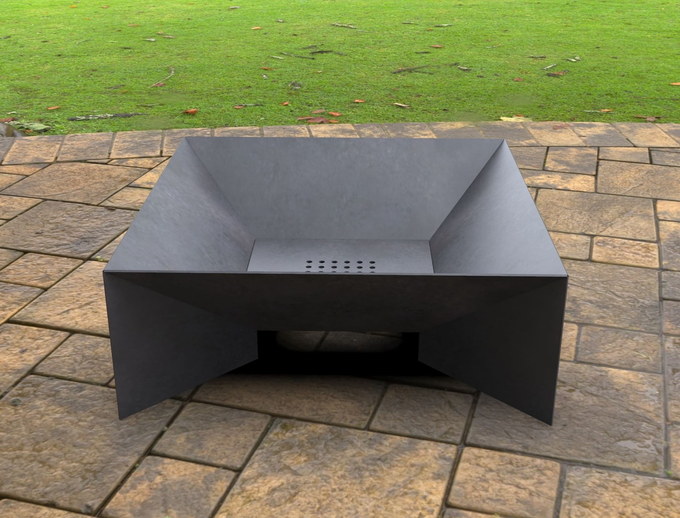 Light Square Fire Pit. DXF, SVG files for laser, plasma cutting. Фото 4