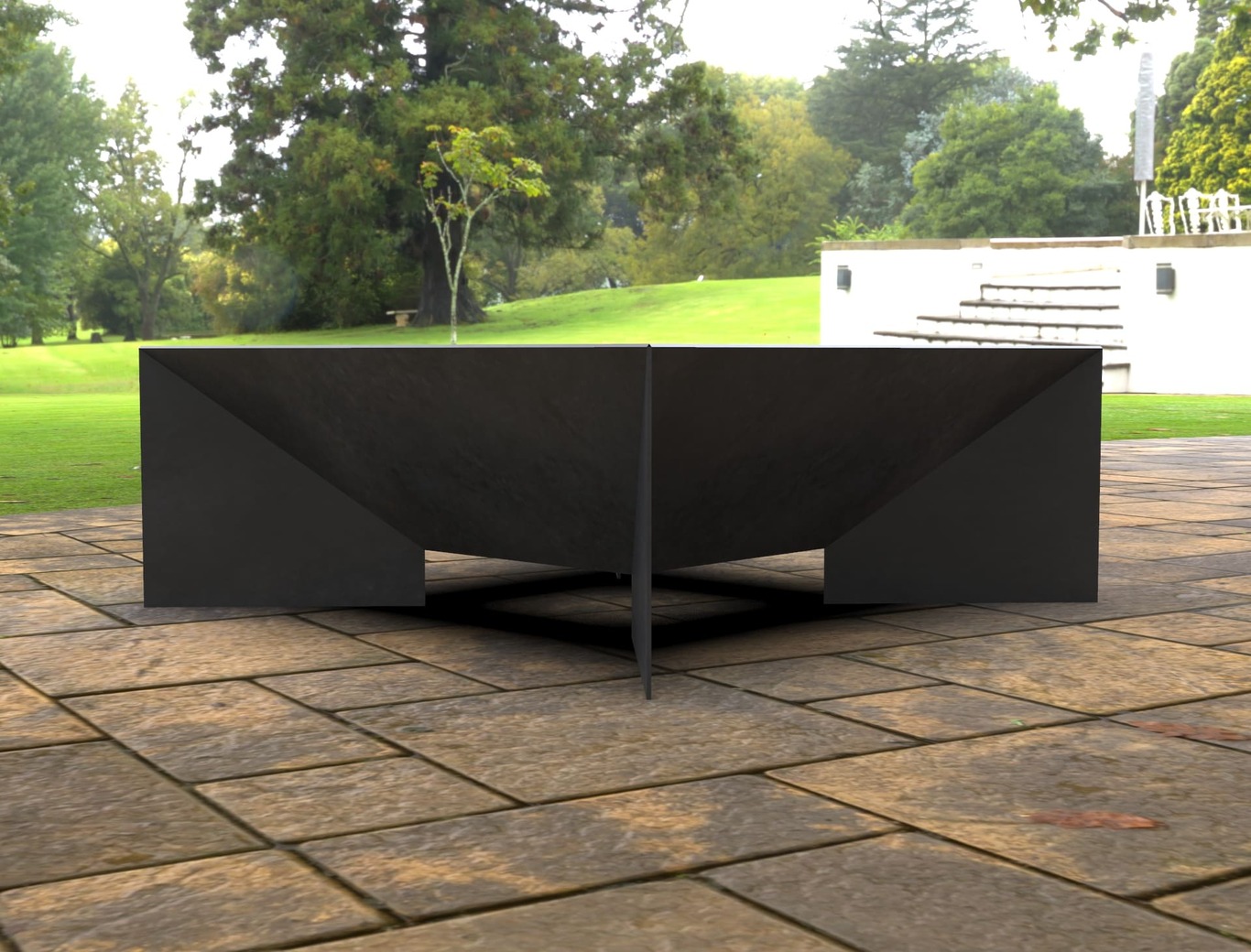 Light Square Fire Pit. DXF, SVG files for laser, plasma cutting. Фото 6