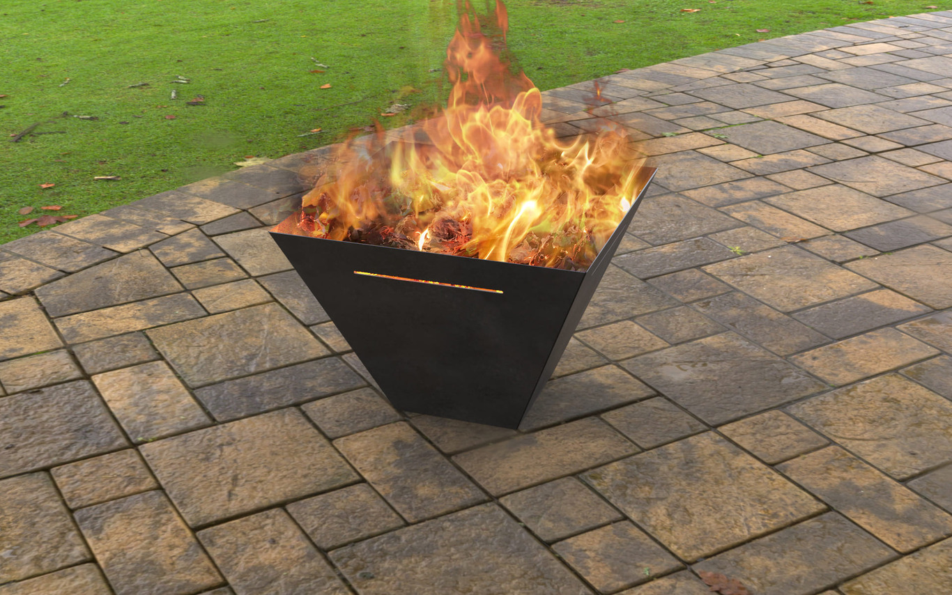 New Type Square Fire Pit. DXF, SVG files for laser, plasma cutting. Фото 3