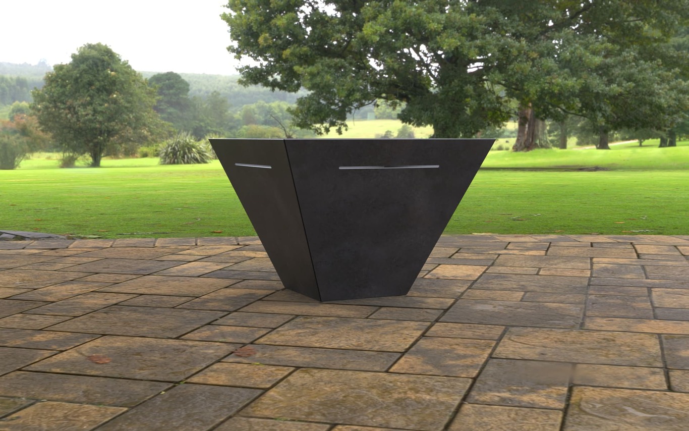 New Type Square Fire Pit. DXF, SVG files for laser, plasma cutting. Фото 7