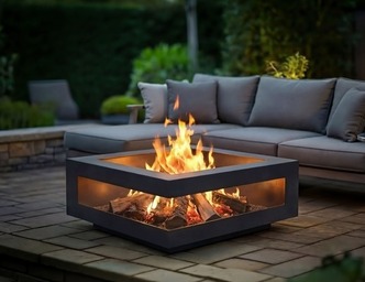 Low Square Fire Pit. DXF, SVG files for laser, plasma cutting