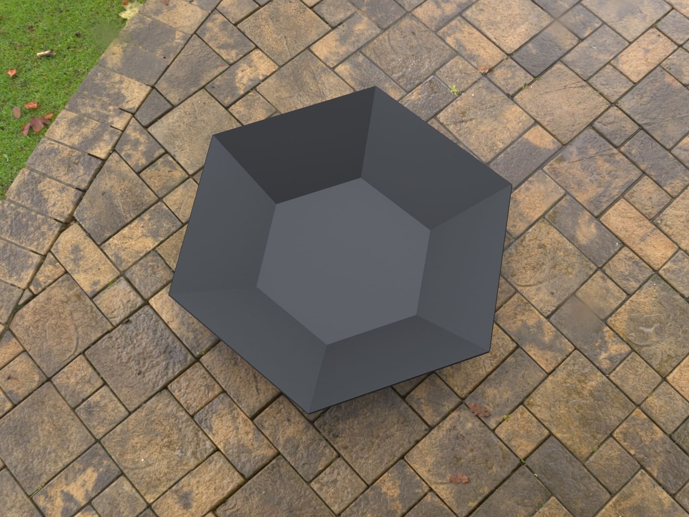 Brasero Hexagonal. Fichiers DXF, SVG pour découpe laser et plasma. Фото 7