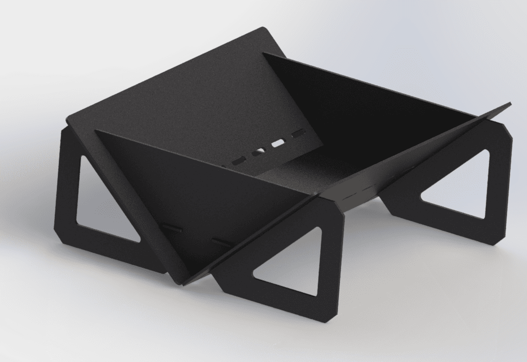 Quadro Light 23" Fire Pit. DXF files for laser, plasma cutting. Фото 5