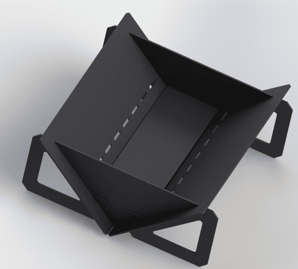Quadro Light 23" Fire Pit. DXF files for laser, plasma cutting. Фото 4