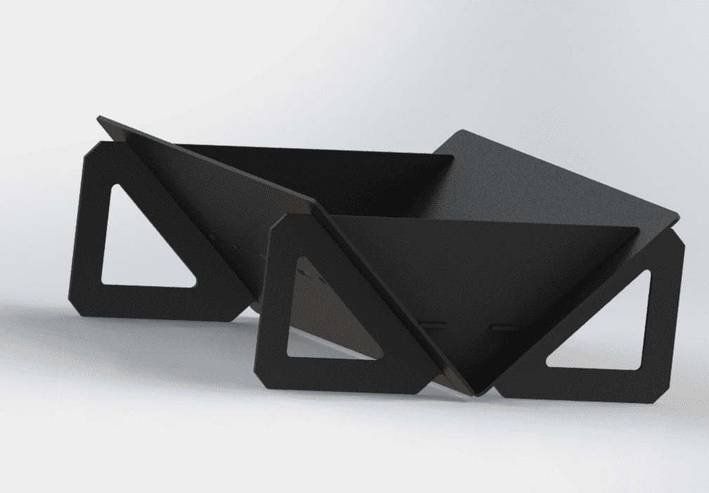 Quadro Light 23" Fire Pit. DXF files for laser, plasma cutting. Фото 6