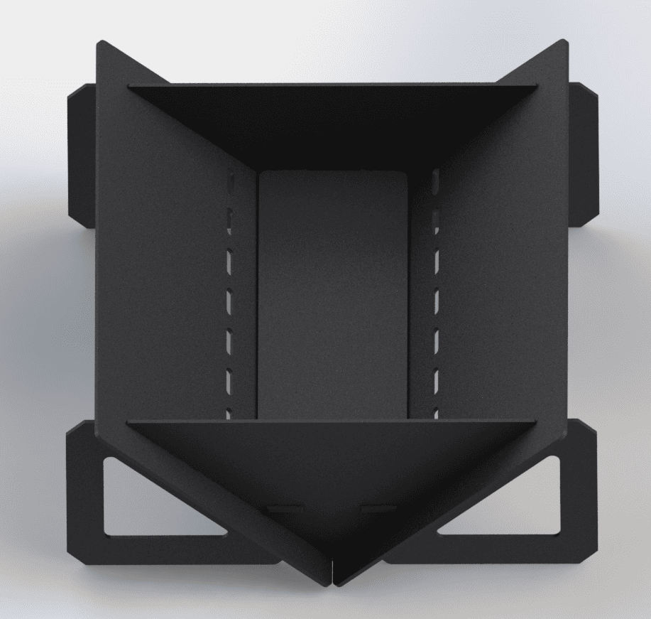 Quadro Light 23" Fire Pit. DXF files for laser, plasma cutting. Фото 8