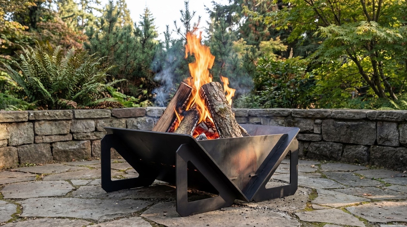 Quadro Light 23" Fire Pit. DXF files for laser, plasma cutting
