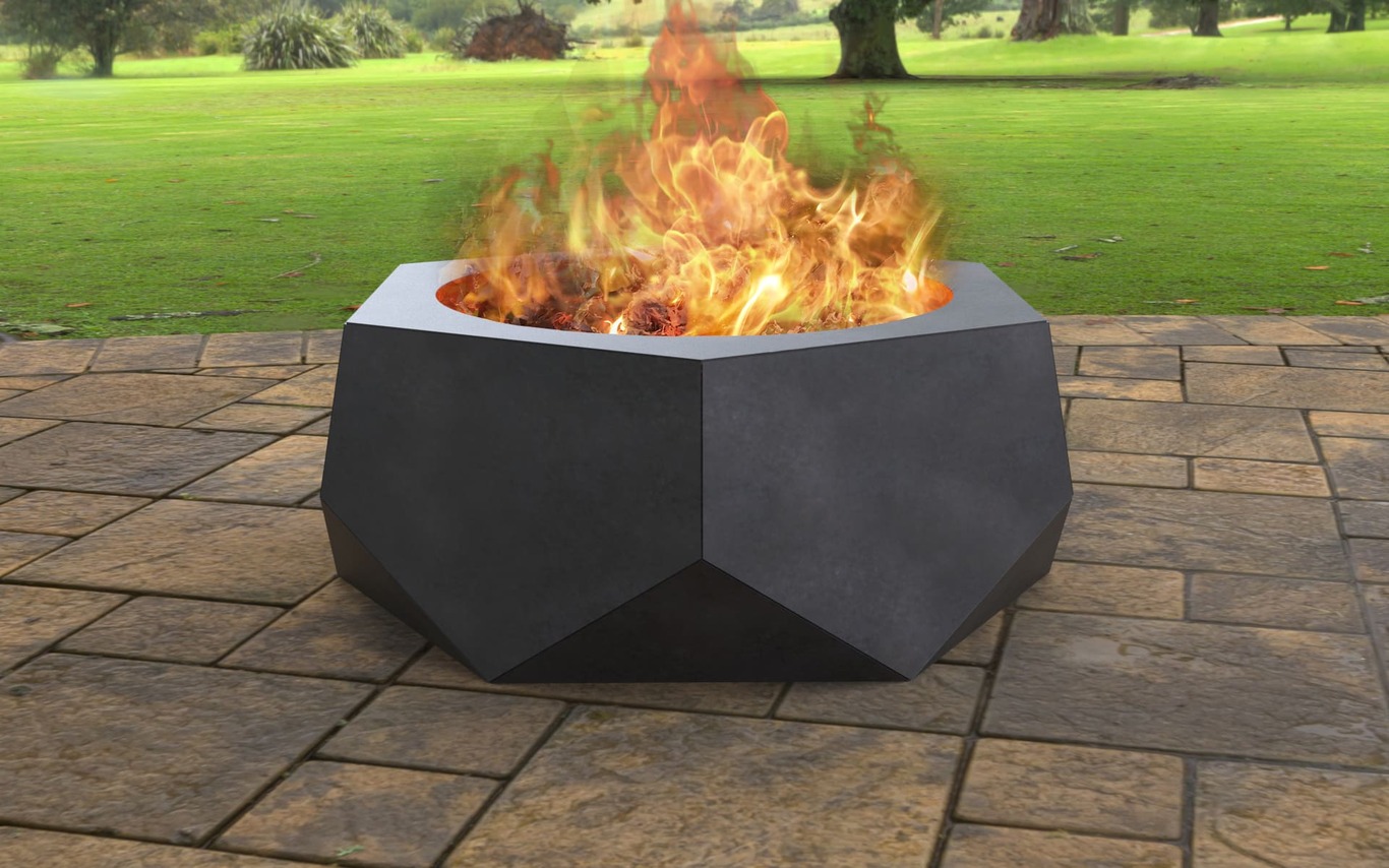 Volumetric Hexagon Fire Pit V2. DXF, SVG files for laser, plasma cutting. Фото 3