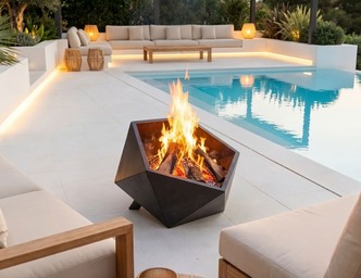 Fire Pit with Legs. DXF, SVG files for laser, plasma cutting