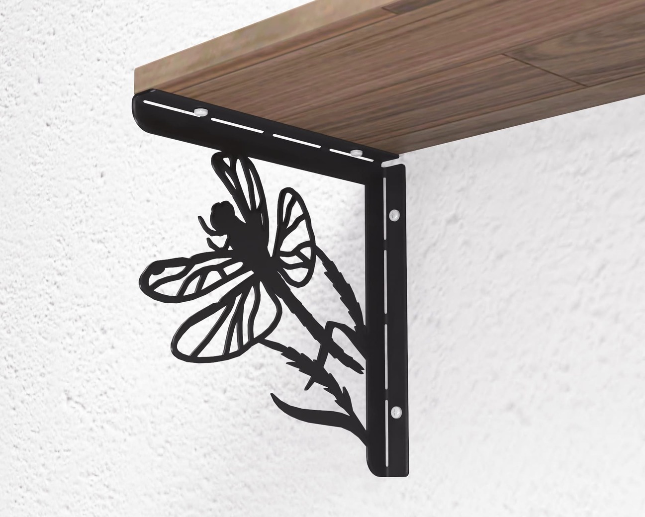 Dragonfly Shelf Bracket. DXF, SVG files for plasma, laser cutting. Shelving Bracket. Фото 9