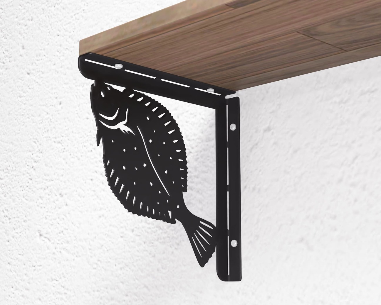 Flounder Shelf Bracket. DXF, SVG files for plasma, laser cutting. Shelving Bracket. Фото 9