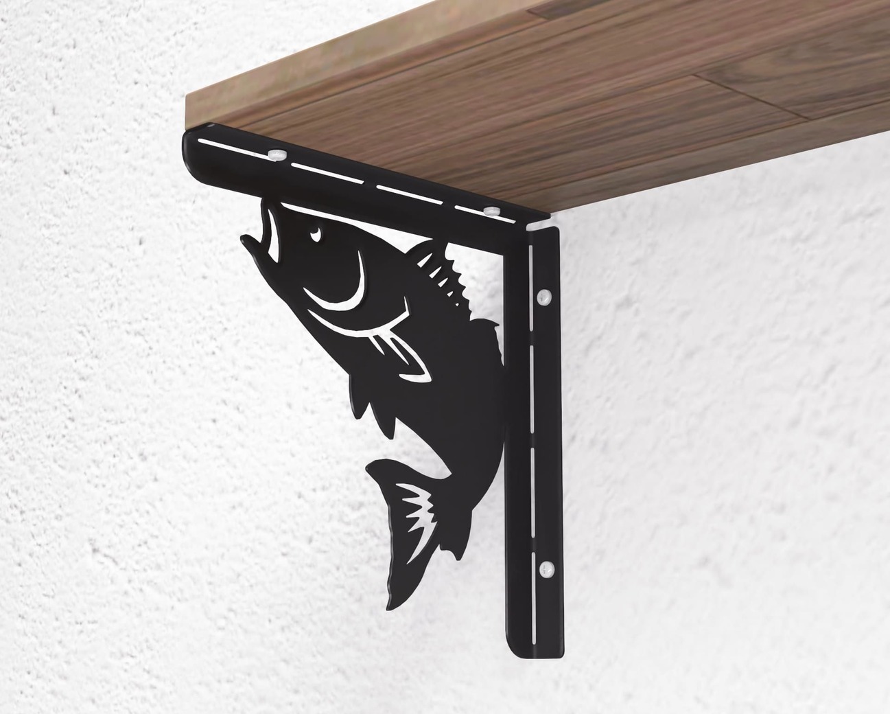Redfish Shelf Bracket. DXF, SVG files for plasma, laser cutting. Shelf Support. Фото 8