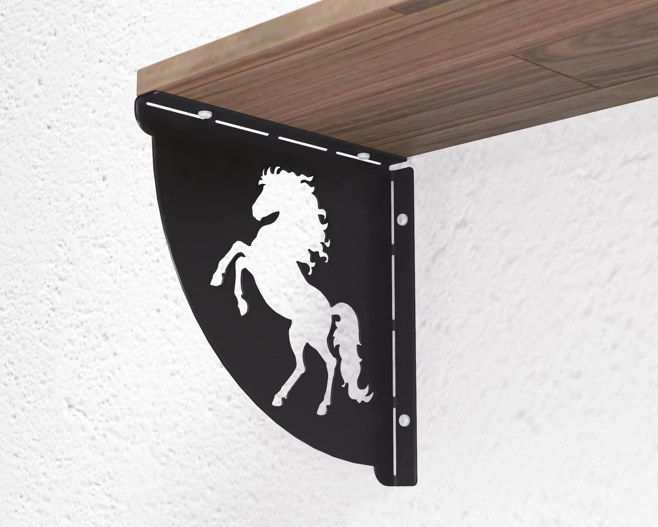 Rearing Horse Shelf Bracket. DXF, SVG files for plasma, laser cutting. Shelving Bracket. Фото 9