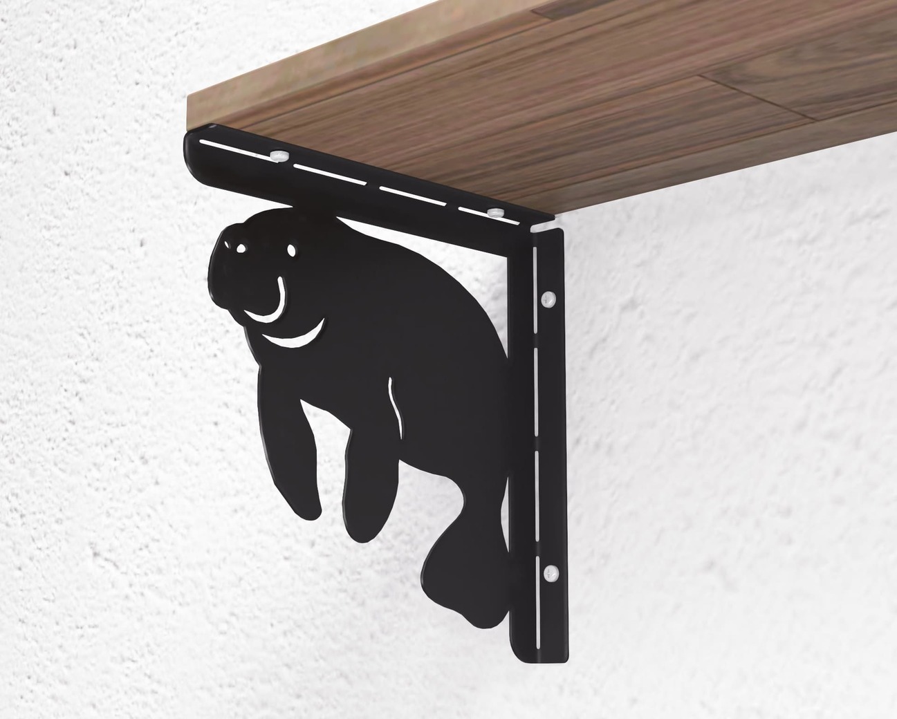 Manatee Shelf Bracket. DXF, SVG files for plasma, laser cutting. Shelving Bracket. Фото 8
